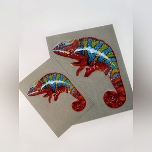 Original Art Prints Chameleon